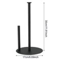 thumbnail image 6 of Vertical Tissue Holder Paper Towel Stand with Anti-Slip Weighted Base Kitchen Countertop Freestanding Paper Towel Rack,Golden, 6 of 8
