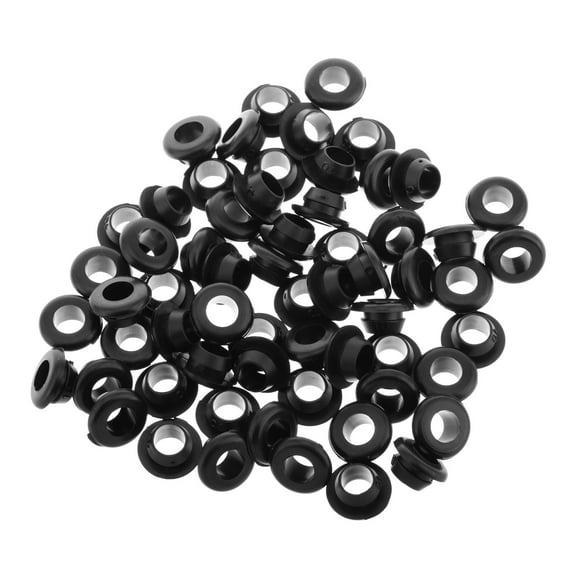 60pcs Rubber Access Plug Rubber Ring Single Sided Rubber Grommets Cable Grommet Cable Hole Grommet Rubber Grommets