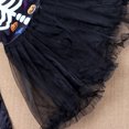 thumbnail image 3 of CAIVO Children Halloween Skeleton Dress Gothic For Girls Stage Performance Colorful Birthday Party Hallowmas Holiday Dress, 3 of 8