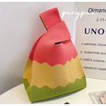 thumbnail image 2 of Bolso de mano de punto para mujer, bolso pequeño minimalista y moderno, bolso de lona portátil, adecuado para ir de compras, trabajo, escuela, 2 of 5