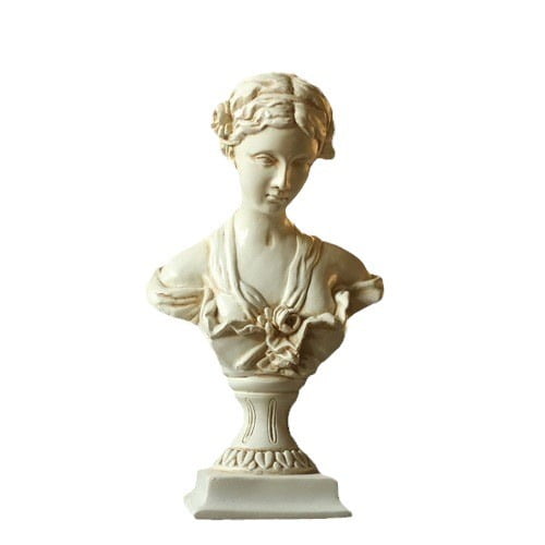 Estatua de busto de diosa Venus de 23,5 cm en resina