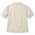 thumbnail image 6 of DailyChi Summer Sales Under $ 5 Women Linen Doll Collar Shirt Puff Sleeve Blouse Short Sleeve Loose Casual Summer Top, 6 of 9