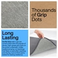 thumbnail image 4 of Memory Foam Bath Rug for Bathroom Floor, 30x18 Gray, Machine Washable by GORILLA GRIP, 4 of 10