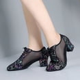 thumbnail image 5 of XIHAHA-zapatos de tacón alto para mujer, zapatillas de baile de salón, Jazz, latino, Salsa, entrenamiento, Moderno, 5 of 5