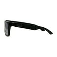 thumbnail image 3 of Locs Colored Reflective Black Rectangular Gangster Hardcore Sunglasses Silver Mirror, 3 of 4