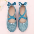 thumbnail image 4 of enyan Leather Kids Sandals - Natural Cork Footbed Non-Slip Slides for Kids - Lightweight Girls Sandals - Water-Resistant Girls Sandals Girls Summer Sandals,Sky Blue,Size 2, 4 of 7