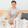 thumbnail image 3 of Birthday Gifts for Women, Women Birthday Gift Ideas Throw Blankets 60" x 50", Unique Birthday Gift for Woman Mom Best Friend Sister Female, Women Friendship Coworker Bestie Gifts for Birthday, 3 of 5