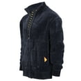 thumbnail image 3 of Gioberti Men's Knitted Chenille Cardigan Sweater with Flannel Lining, 3 of 6