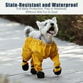 thumbnail image 4 of Waterproof Anti Slip Dog Boots - Reflective Straps & Suspenders, One-Piece Paw Protectors for Small/Medium Dogs, Snow/Rain/Walking/Grassland, Blue, 4 of 8