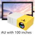 thumbnail image 6 of Portable Projector 3D Hd Led Home Theater Cinema HDMI-compatible Usb Audio Projector Yg300 Mini Projector, 6 of 9