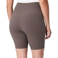 thumbnail image 2 of Mondetta Womens Active Midweight Ribbed Bike Short (US, Alpha, XX-Large, Regular, Regular, Brown Iron), 2 of 4