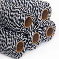 thumbnail image 4 of BUYISI Textile Art Vibrant S Diy Home Textile Cotton Rope Jewelry Making Wrapping 03 Red + White, 4 of 5