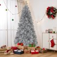 thumbnail image 1 of Costway 7 FT Christmas Tree Artificial Xmas Tree with 807 Branch Tips 400 LED Lights, 1 of 10