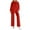 Red, variant on Cadancy Women Lounge Set Long Sleeve Velvet Soft Off Shoulder Tops Wide Leg High Waisted Pants Comfy Winter Loungewear 2 Piece Outfits Trendy Sweatsuits 2025