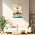 thumbnail image 4 of ZHONGYUTONG Farmhouse Canvas Wall Art Rustic Lighthouse Pictures Print Country Black White Tower Painting for Bedroom Decor Framed (12.00" x 18.00"), 4 of 5