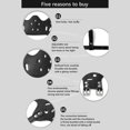 thumbnail image 4 of CHUANK Dog Muzzle for Medium Large Dogs Adjustable Breathable Soft Leather Muzzle For Biting L Black, 4 of 22