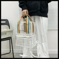 thumbnail image 3 of dajkiuy Clear Backpack Heavy Duty PVC Transparent Backpack Large School Book Bag, 3 of 6