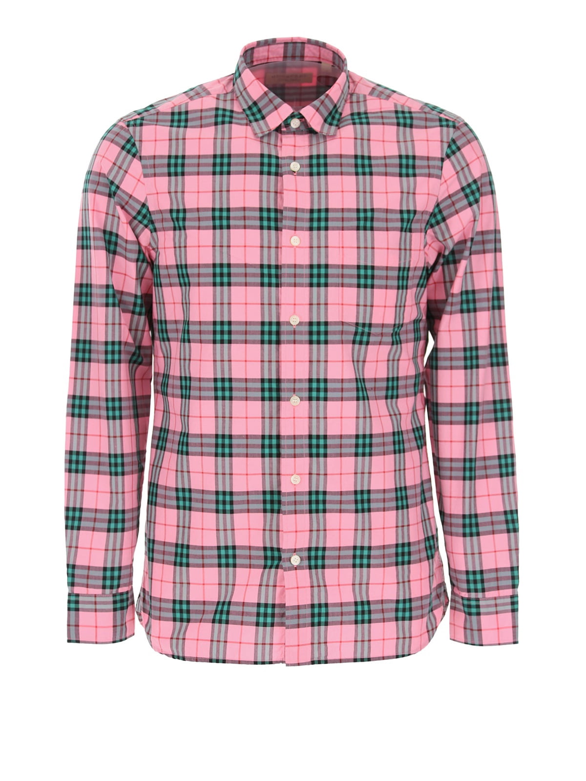 Burberry Men's Bright Coral Pink Check 