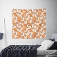 thumbnail image 4 of Daiia Corgi Animal Pattern Tapestry 60x51 Inches Wall Hanging Tapestry Artistic Wall Hanging Bedroom Wall Decor Living Room Tapestry Dorm Room Decor, 4 of 9