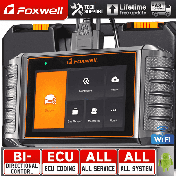 FOXWELL GT30 for BMW OBD2 Scanner Car Diagnostic Tool All System Bidirectional Scan Tool ECU Coding