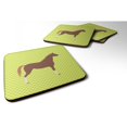thumbnail image 1 of "Treasures Hannoverian Green Decorative Coasters, 3.5"", Multicolor" Caroline's Treasures BB7735FC, 1 of 1