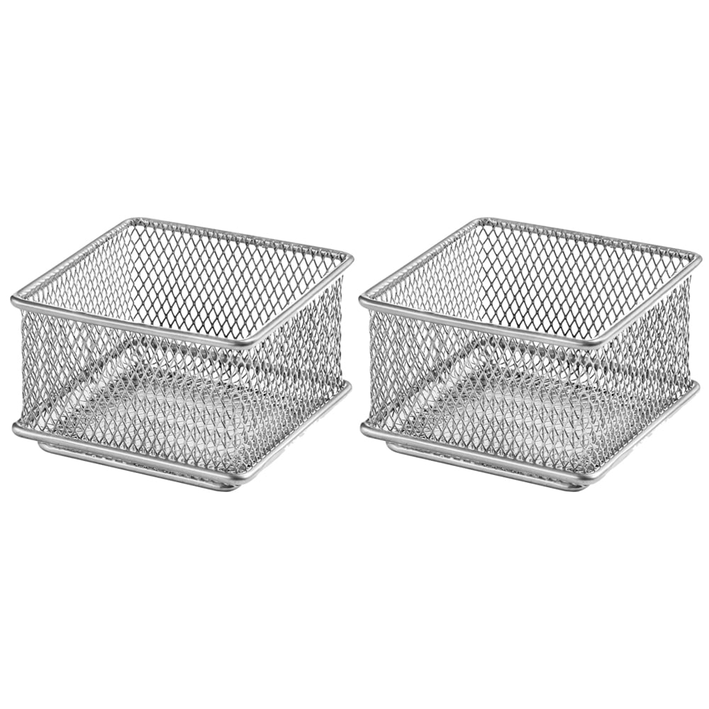 YBM Home Silver Mesh Drawer Organizer Tray (2 Pack) 3 in. L x 3 in. W x