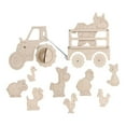 thumbnail image 4 of Piezas de tablero ocupado Montessori, piezas de tablero ocupado para pequeños, juguete educativo de aprendizaje temprano, accesorios de tablero Hugo Material de tablero ocupado, 4 of 8