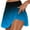 Blue, variant on zanvin Shorts for Women, Women's Summer Pleated Tennis Skirts Athletic Stretchy Short Yoga Fake Two Piece Trouser Skirt Shorts