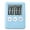 05-Sky Blue, variant on Fdelink a Thermometer Digital Fridge with Alarm and Max Min Temperature Easy To Read LCD Display Digital Refrigerator Freezer for Indoor Outdoor White