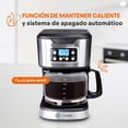 thumbnail image 5 of Cafetera Programable Tasty-Brew 12 Tazas  Acero Inoxidable con Reloj Digital  Hukën x MasterChef, 5 of 5