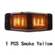thumbnail image 2 of Smoked Amber Front Grill Light LED Marker Lamp for Man Truck Lorry Front Double Burner Indicator Light, 2 of 5