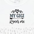 thumbnail image 4 of Inktastic My Gigi Loves Me Girls Baby Dress, 4 of 5