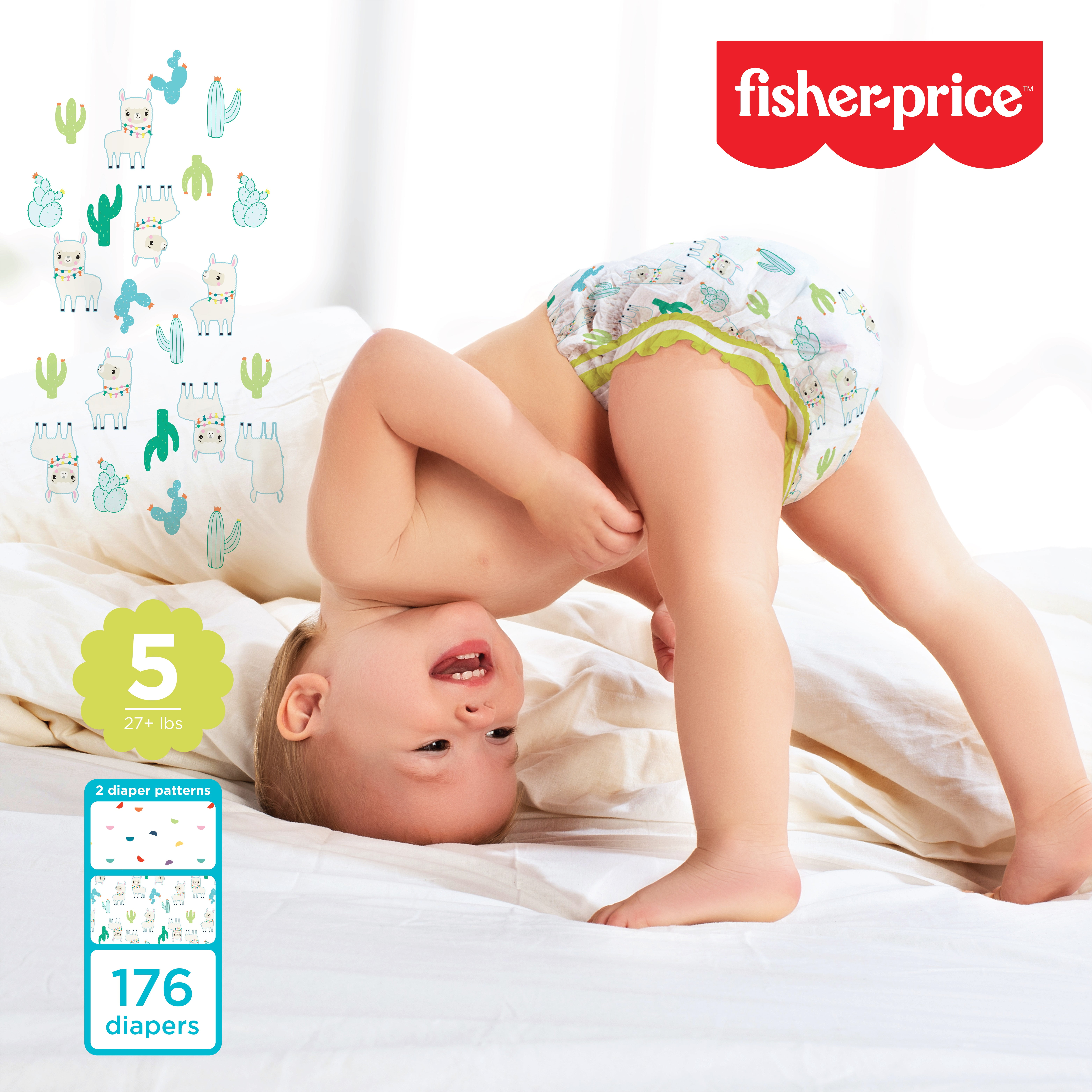Fisher-Price Size 5 Diapers 176 ct
