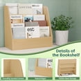 thumbnail image 3 of YQ JENMW 4 Tier Book Display Shelf,Desktop Bookshelf Organizer,Magazine Holder and Desktop File Organizer for Home Office, 3 of 9