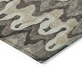 thumbnail image 4 of Addison Rugs Chantille Indoor/Outdoor Transitional Waves Taupe Washable Round Rug, 8' x 8', 4 of 6