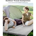 thumbnail image 3 of Memory Foam Camping Mattress Pad - Comfort-Cell Portable Sleeping Mat for Adults, Roll-Up Floor Mattress for Guest/ Tent/ SUV/ Cot, Foldable for Camping & Travel (Multi-Use), 3 of 7