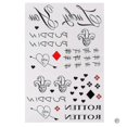 thumbnail image 1 of 26-27 Waterproof Temporary Tattoo Sticker Skeleton Clown Clown Pattern Tattoo Water Transfer Human Body Art Fake Tattoo Women And Men, 1 of 5