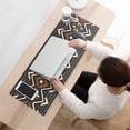 thumbnail image 3 of Long Mouse Pads for Desk,Boho Brown and Beige Ethnic Pattern Desk Mats on Top Of Desks, Desk Mouse Pad Extra Large with 3mm Non-Slip Base and Stitched Edge for Gaming,Office,Work,Home 31.5"x11.8", 3 of 6