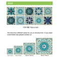 thumbnail image 2 of 10 Pcs Wall Tile Stickers Adhesive Kitchen Bathroom Stick on Tiles 10/15/20cm, 2 of 23
