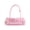 Pink, variant on Women’s Polka Dots Jelly Handbag Light Purple Cute Fashionable Shoulder With Classic For Work And Street Style