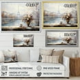 thumbnail image 4 of Designart "Winter Charm Parisian Eiffel Tower Views IV" Cityscapes Framed Wall Art Decor - Industrial Grey Paris Entryway Framed Wall Art Print, 4 of 6