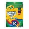 thumbnail image 1 of Plumones delgados Crayola lavables 20 pzas, 1 of 4