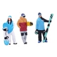 thumbnail image 1 of 3 figuras de snowboard a escala 1:64, miniaturas de pequeñas, adornos para mesa de , figuras de esquí para juegos de trenes., 1 of 9