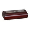 Mele and Co Emery Glass Top Wooden Watch Box Cherry Finish