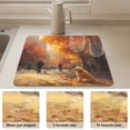 thumbnail image 2 of Lonely Golden Retriever Drying Mat Diatomaceous Earth Super Absorbent Slip Rubber Sole Heat Resistant 230 Degrees Fahrenheit 23.6×19.7in, 2 of 11