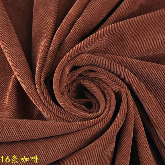 Namzi 100x150cm Corduroy Upholstery Fabric Textured Fabric for DIY Sofa Covers,Pillows,Garments Crafts,Light Brown