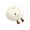 White, variant on ShaoXinWan Cute Bun Shaped Decorative Throw Pillow, Macaron Color Soft Plush Elastic Cushion, Deformation Resistant Pillow for Sofa Nap Lumbar Support Office Car Home Decoration