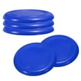 thumbnail image 1 of Disco volador Uxcell, disco volador de plástico para entrenamiento de deportes al aire libre, juego de césped azul, 1 of 5