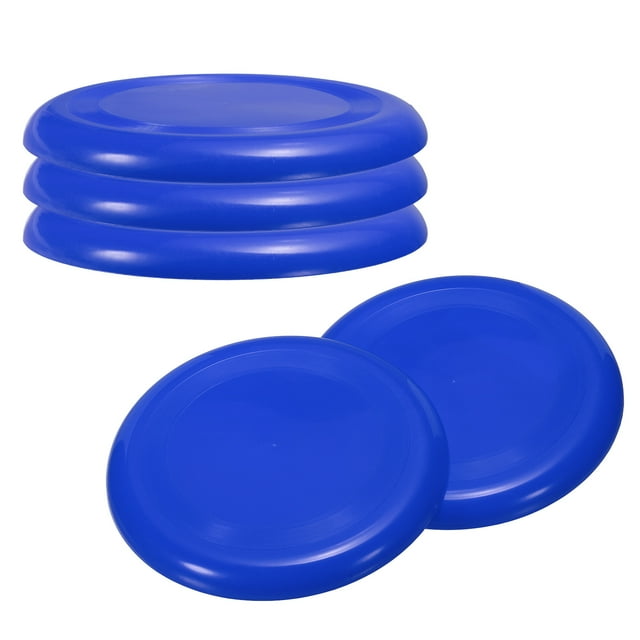 Disco volador Uxcell, disco volador de plástico para entrenamiento de deportes al aire libre, juego de césped azul