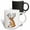 Multicolor, variant on 3drose, Cute Funny Buck Deer Cartoon, 11oz Two-tone Yellow Mug